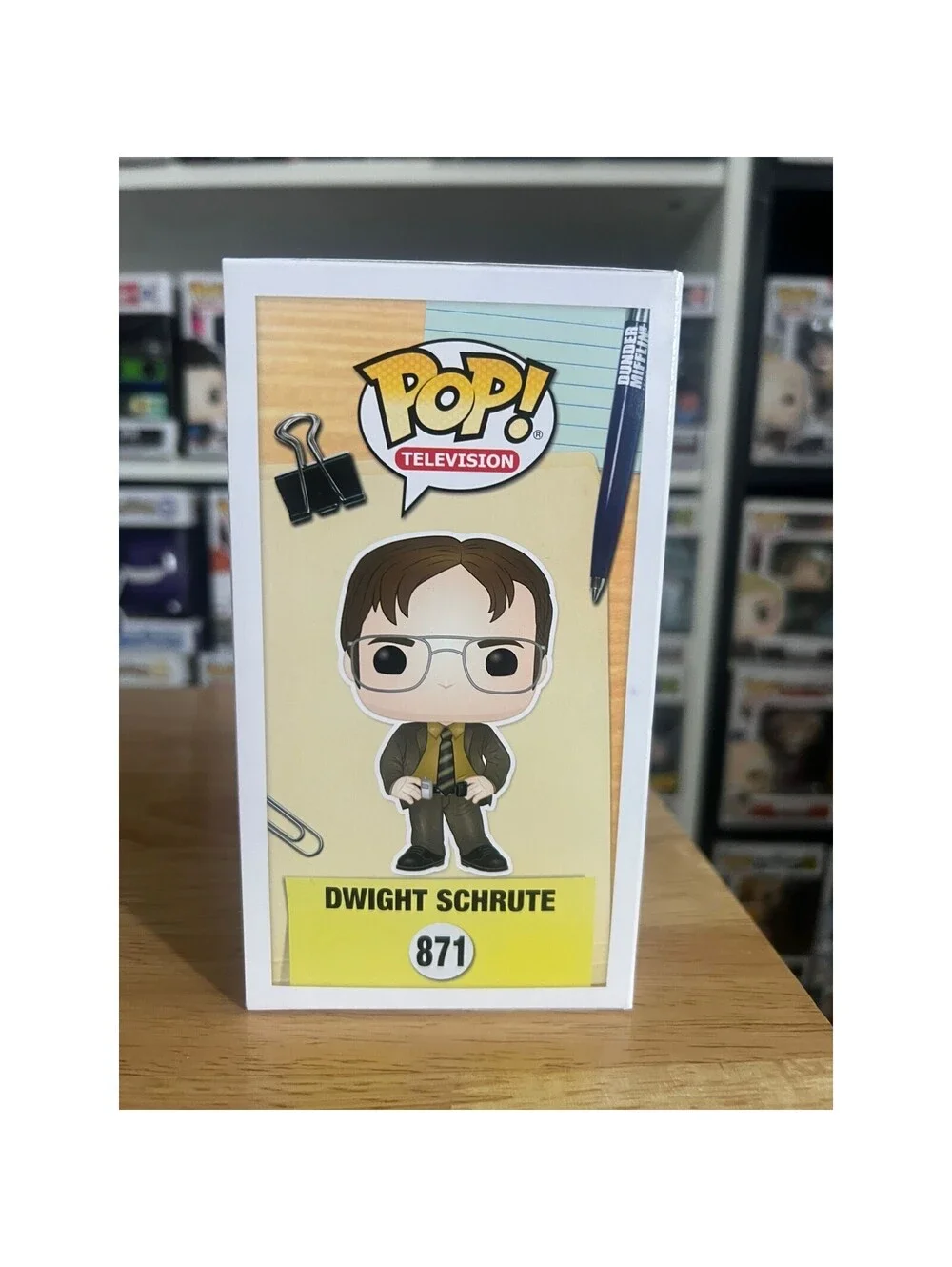 VAULTED Dwight Schrute Funko Pop #871 The Office Television Tv Show Rainn Wilson